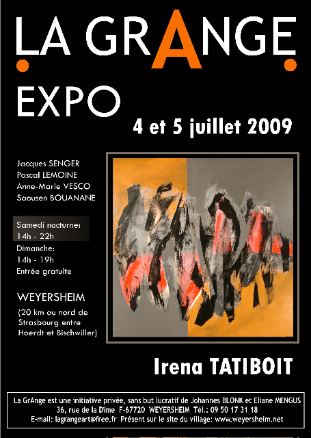 Irena Tatiboit - La Grange 2009