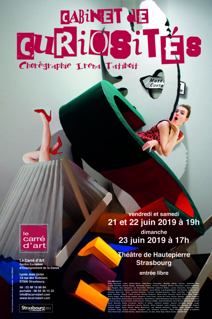 Cabinet des curiosités- spectacle danse-théâtre - Irena Tatiboit -Artiste peintre, chorégraphe et éditrice à Strasbourg