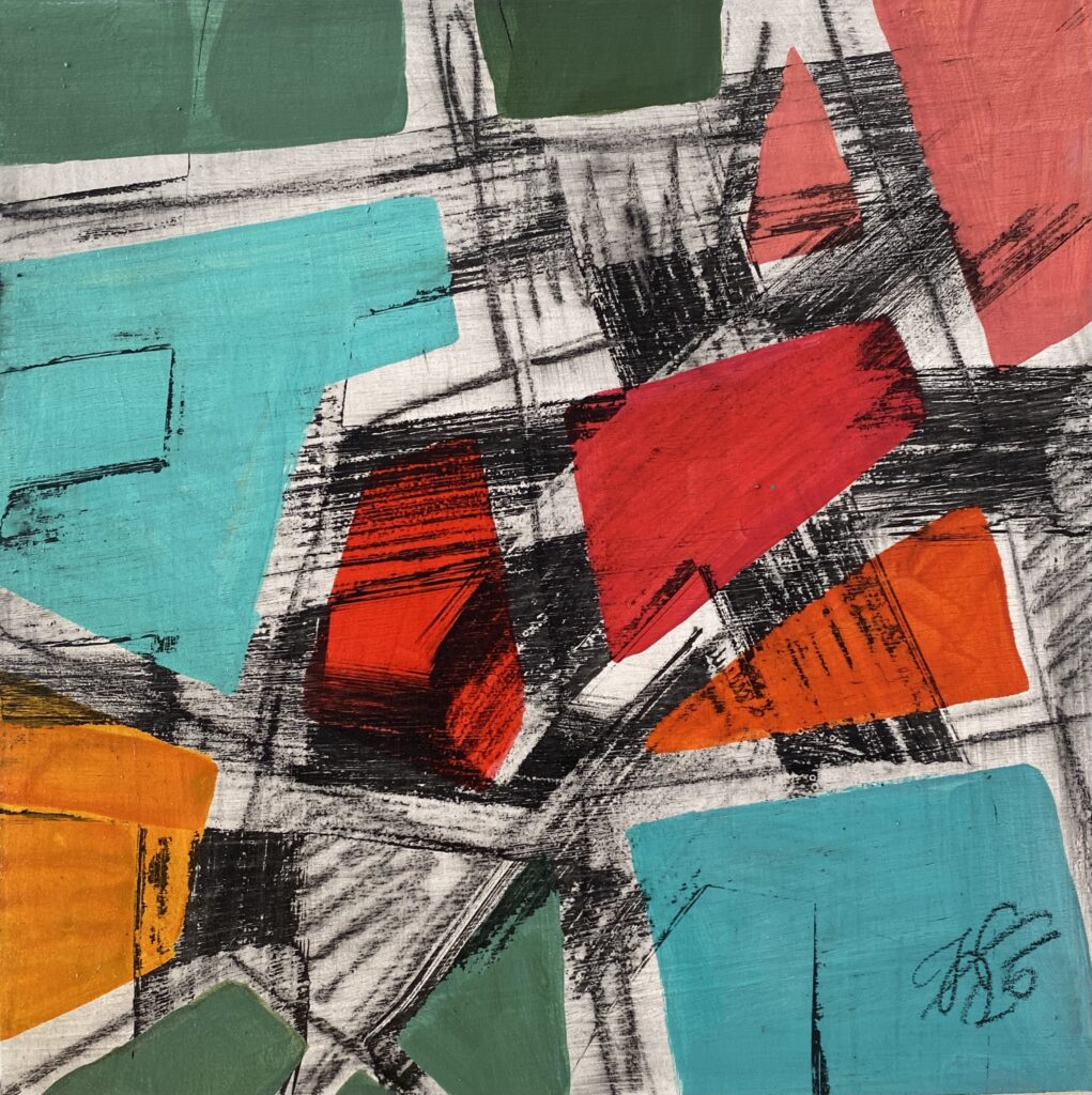 Oeuvre d'art - peinture -Irena Tatiboit -Artiste peintre, chorégraphe et éditrice à Strasbourg