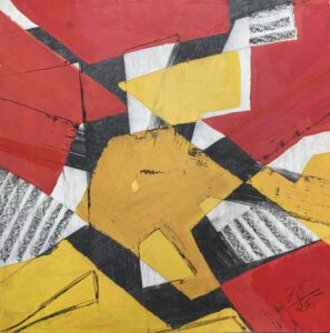Oeuvre d'art - peinture -Irena Tatiboit -Artiste peintre, chorégraphe et éditrice à Strasbourg