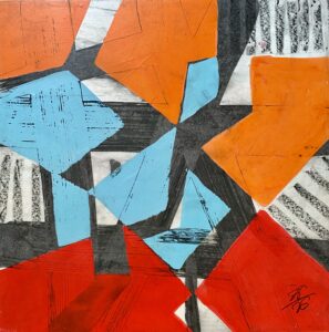 Oeuvre d'art - peinture -Irena Tatiboit -Artiste peintre, chorégraphe et éditrice à Strasbourg
