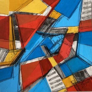 Oeuvre d'art - peinture -Irena Tatiboit -Artiste peintre, chorégraphe et éditrice à Strasbourg