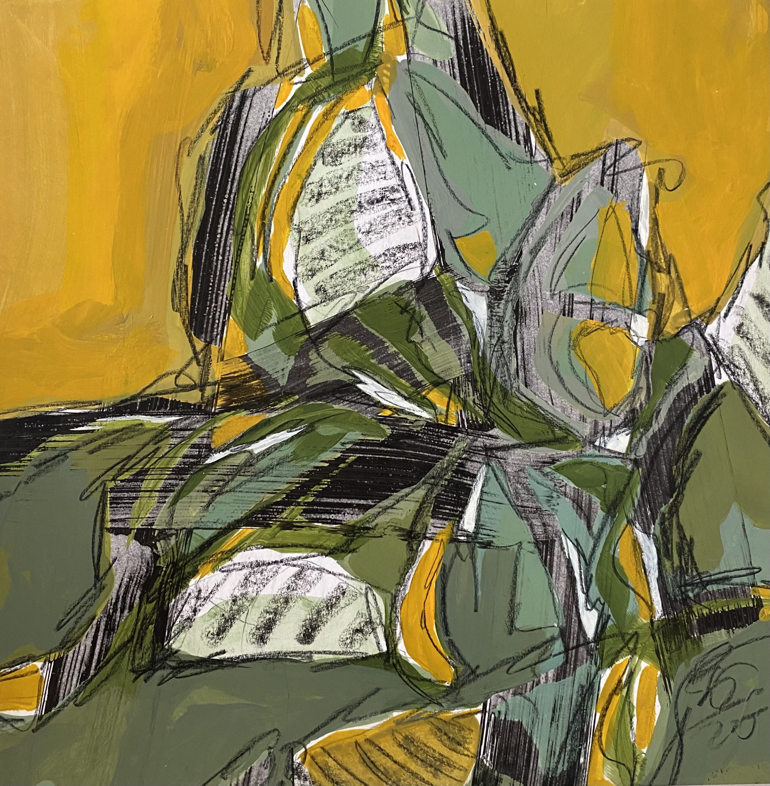 Oeuvre d'art - peinture -Irena Tatiboit -Artiste peintre, chorégraphe et éditrice à Strasbourg